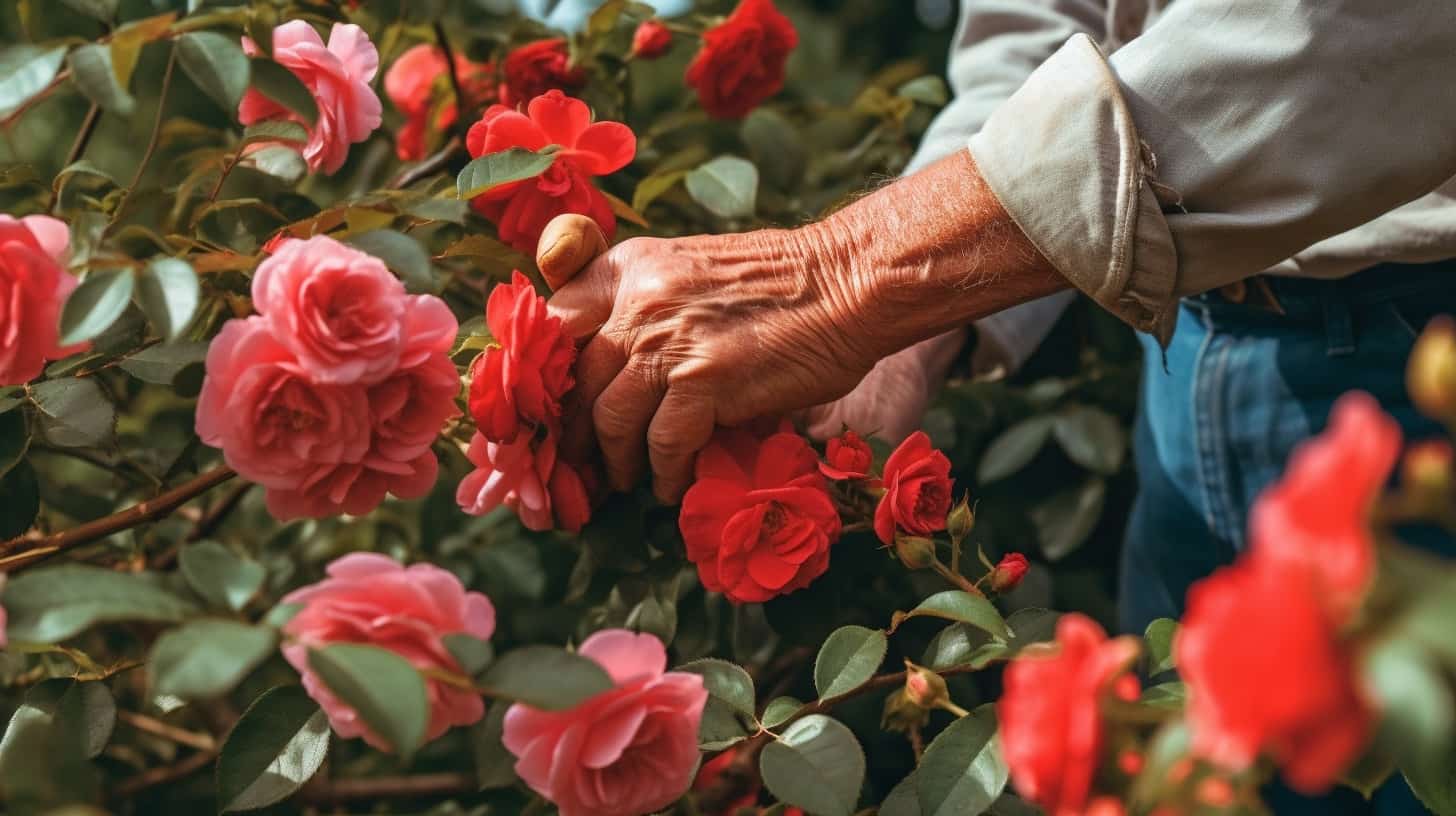 caring for roses, how to prune roses